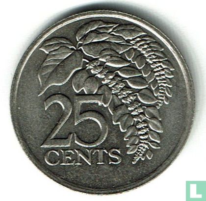 Trinité-et-Tobago 25 cents 1984 - Image 2