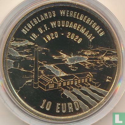 Netherlands 10 euro 2020 (PROOF) "100th anniversary of Woudagemaal" - Image 1