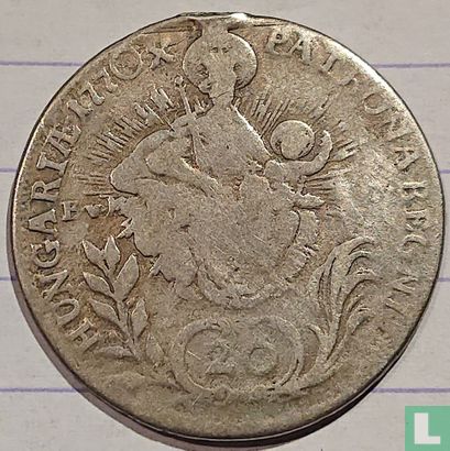 Hongarije 20 krajczár 1770 (B) - Afbeelding 1