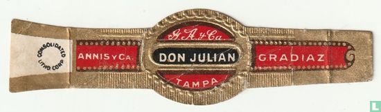 GA y Ca Don Julian Tampa - Annis y Ca - Gradiaz - Image 1