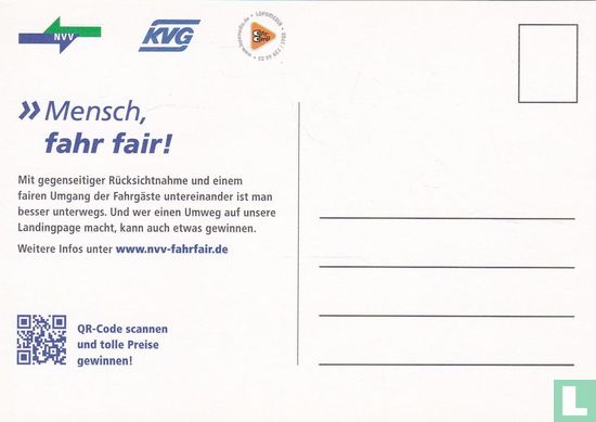 NVV / KVG 'Mensch, fahr fair!'  - Afbeelding 2