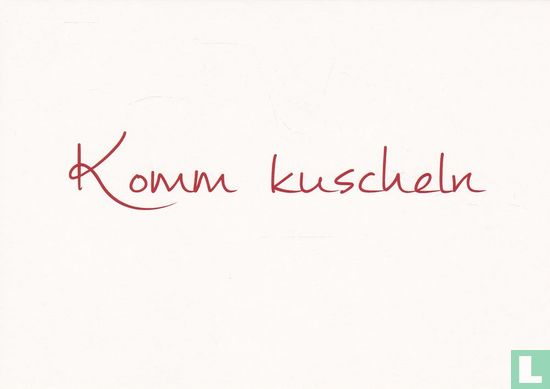 HNA "Komm kuscheln" - Afbeelding 1