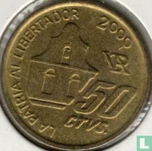 Argentinië 50 centavos 2000 (geribbelde rand) "150th anniversary Death of General San Martin" - Afbeelding 1