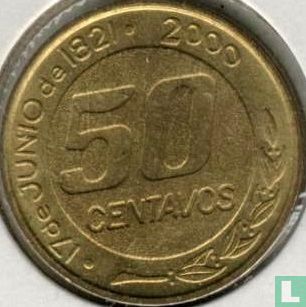 Argentina 50 centavos 2000 (plain edge) "179th anniversary Death of General Martín Miguel de Güemes" - Image 1