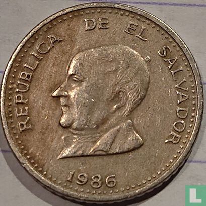 El Salvador 25 centavos 1986 - Image 1