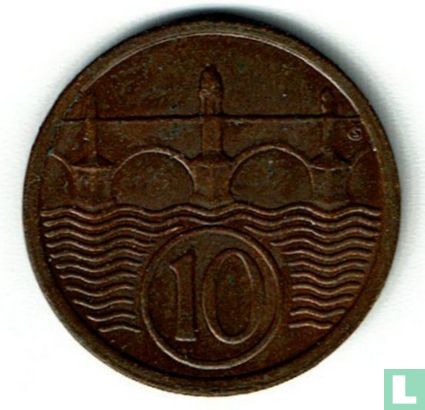 Tschechoslowakei 10 Haleru 1922 - Bild 2