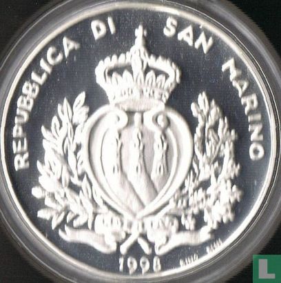 San Marino 10000 lire 1998 (PROOF) "Football World Cup in France" - Afbeelding 1