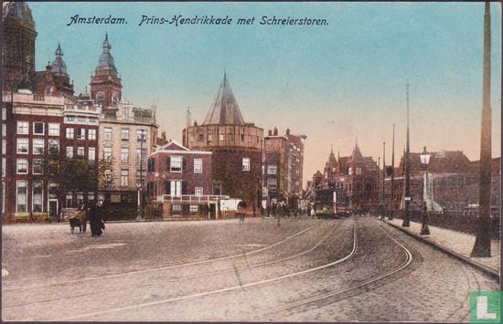 Prins-Hendrikkade met Schreierstoren.