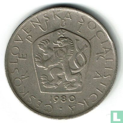 Tschechoslowakei 5 Korun 1980 - Bild 1
