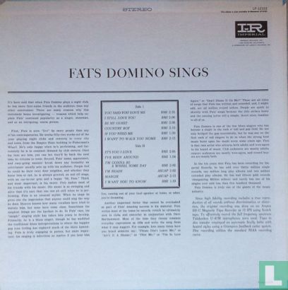 Fats Domino Sings Million Record Hits - Afbeelding 2