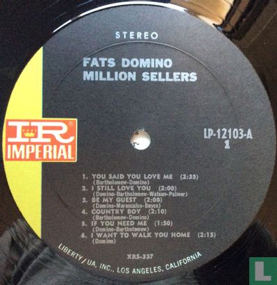Fats Domino Sings Million Record Hits - Image 3