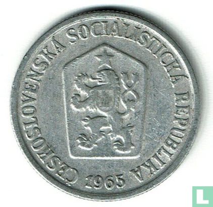 Tchécoslovaquie 10 haleru 1965 - Image 1