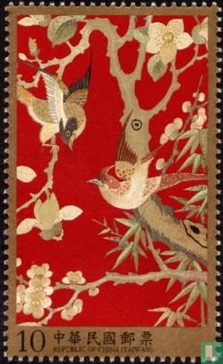 Qing-dynastie borduurwerk
