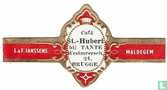 Café St.-Hubert bei Tante Westmeersch. 24 Brügge - L. & F. Janssens - Maldegem - Bild 1