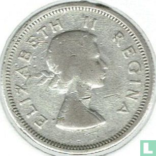 Afrique du Sud 6 pence 1958 - Image 2