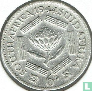 Afrique du Sud 6 pence 1944 - Image 1