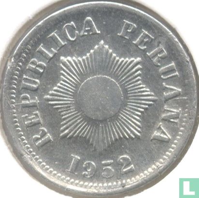 Peru 2 centavos 1952 - Afbeelding 1