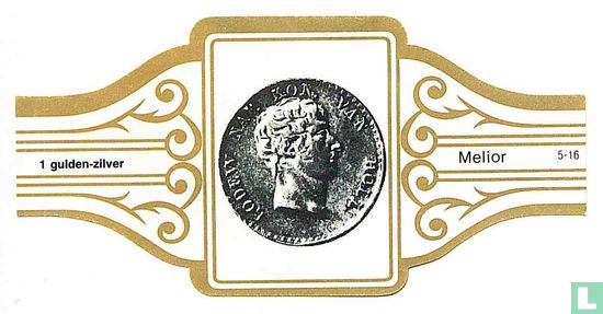 1 guilder - silver  - Image 1