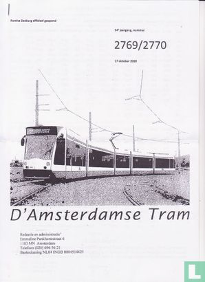 D' Amsterdamse Tram 2769 /2770 - Afbeelding 1