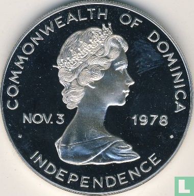 Dominica 20 dollars 1978 (PROOF - CHI) "50th anniversary of Graf Zeppelin" - Afbeelding 2