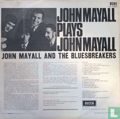 John Mayall Plays John Mayall - Image 2
