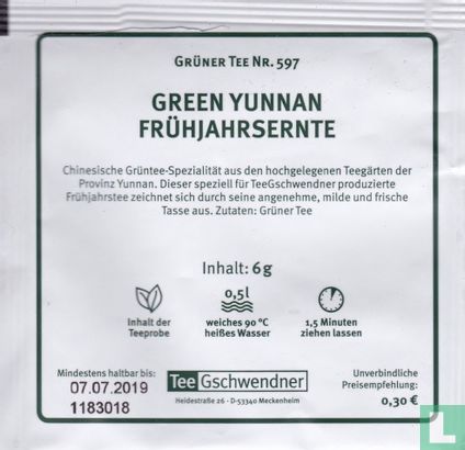 Green Yunnan Frühjahrsernte - Bild 2