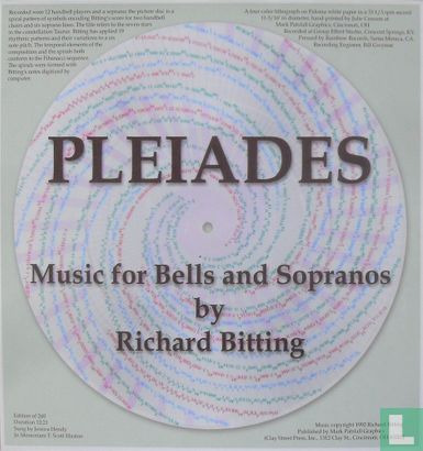 Pleiades. Music for Bells and Sopranos - Afbeelding 1