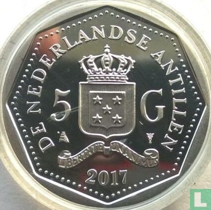 Niederländische Antillen 5 Gulden 2017 (PP) "50th Birthday of Willem-Alexander" - Bild 1