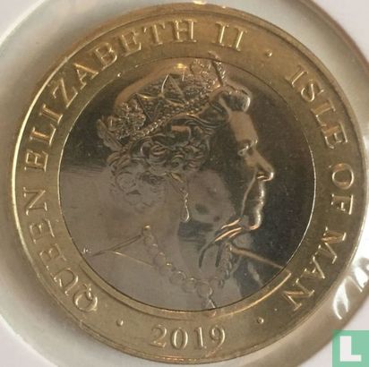 Man 2 pounds 2019 "75th anniversary of D-Day - Winston Churchill" - Afbeelding 1