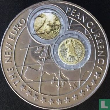 Uganda 1000 shillings 1999 "Germany 2 euro" - Afbeelding 2