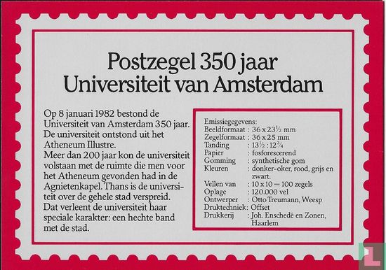 350 jaar Universiteit Amsterdam - Afbeelding 2