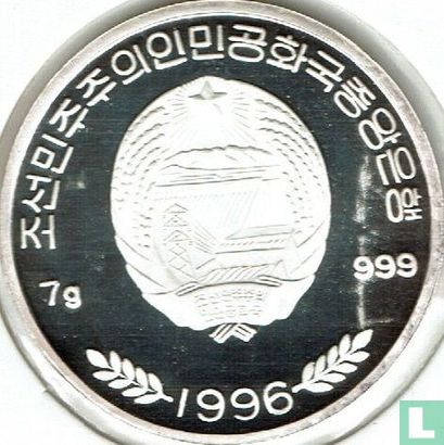 North Korea 100 won 1996 (PROOF) "Robinson Crusoe" - Image 1