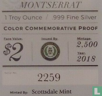Montserrat 2 Dollar 2018 (PP) - Bild 3