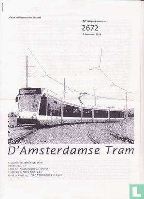 D' Amsterdamse Tram 2672 - Afbeelding 1
