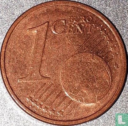 Belgium 1 cent (misstrike) - Image 2