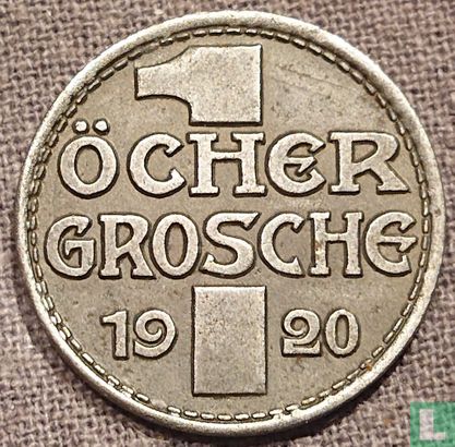 Aachen 1 öcher grosche 1920 (medal alignment) - Image 1