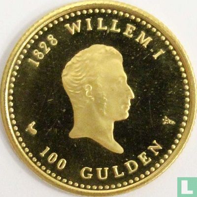 Antilles néerlandaises 100 gulden 1978 (BE) "150th anniversary Central Bank of the Netherlands Antilles" - Image 2