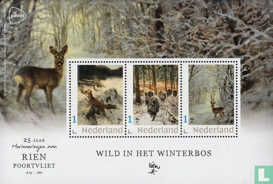Rien Poortvliet: Wild in het Winterbos