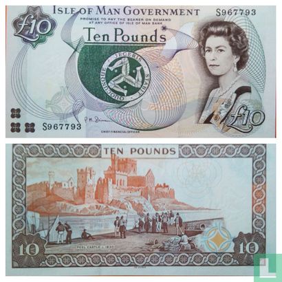 Isle of Man 10 Pounds 2007