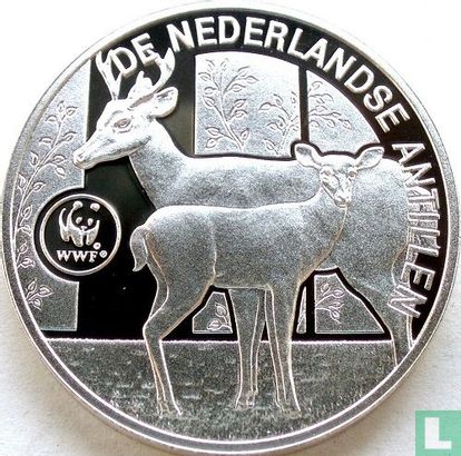 Antilles néerlandaises 25 gulden 1998 (BE) "World Wildlife Fund" - Image 2