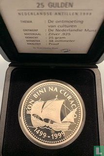 Antilles néerlandaises 25 gulden 1999 (BE) "500th anniversary of the discovery of Curaçao" - Image 3