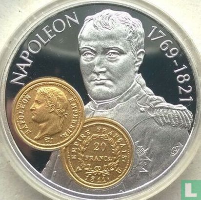 Antilles néerlandaises 10 gulden 2001 (BE) "Napoleon 20 francs" - Image 2