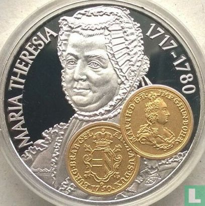 Antilles néerlandaises 10 gulden 2001 (BE) "Maria Theresia double sovereign" - Image 2