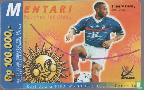 FIFA Worldcup 1998 Thierry Henry - Bild 1