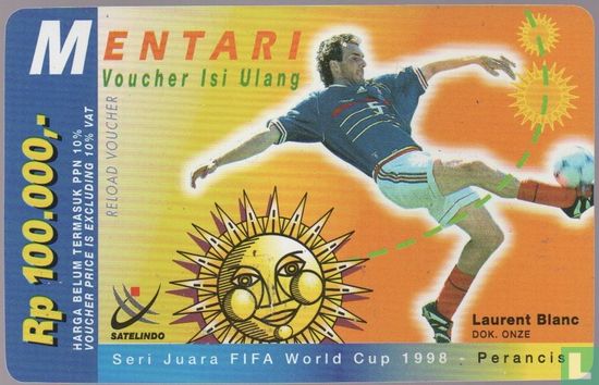 FIFA Worldcup 1998 Laurent Blanc - Afbeelding 1