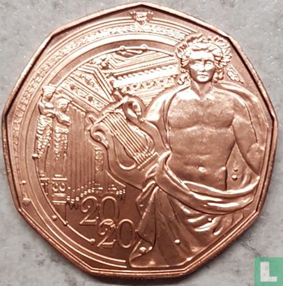 Austria 5 euro 2020 (copper) "150 years Musikverein concert hall in Vienna" - Image 1