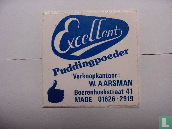 Excellent puddingpoeder