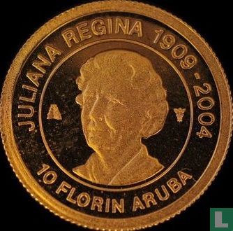 Aruba 10 florin 2005 (PROOF) "Death of Queen Juliana" - Image 1