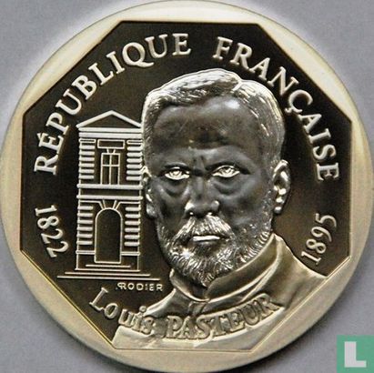 Frankreich 100 Franc 1995 (PP) "100th anniversary Death of Louis Pasteur" - Bild 2