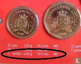 Niederländische Antillen 1 Gulden 2005 - Bild 3